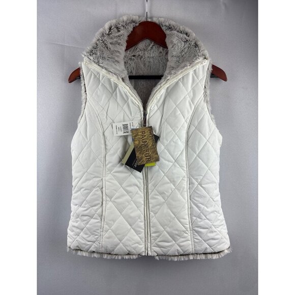 Reversible Faux Fur & Quilted Vest Size S Weatherproof Garment Co. - Picture 2 of 6